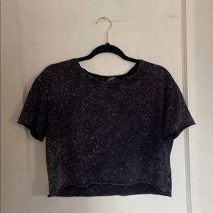 Acid Wash Crop Top